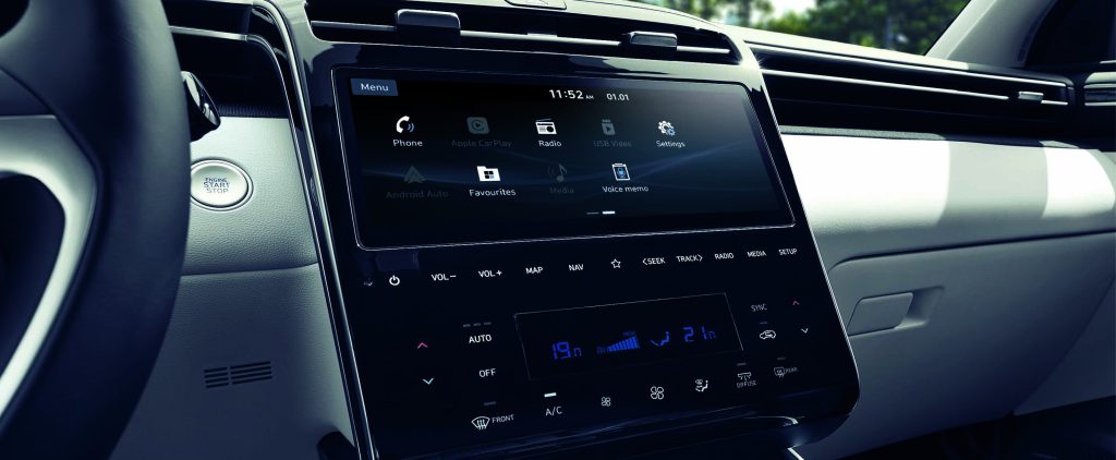 Khoang lái hiện đại trên Hyundai Tucson